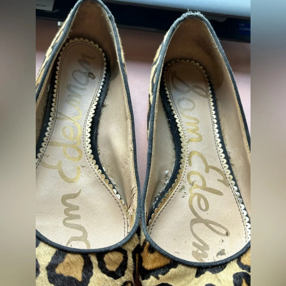 Sam Edelman Rae Leopard Print Point Flat size 9.5 - Picture 3 of 15
